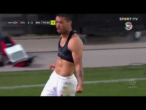 Goal | Golo Carlos Jr.: Santa Clara (3)-2 SC Braga (Liga 19/20 #25)