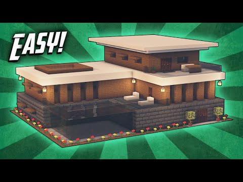 Minecraft: How To Build A Large Modern House Tutorial (#37)