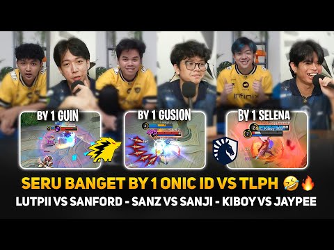SANZ VS SANJI BY 1 GUSION - BY 1 ONIC ID VS TLPH SERU BANGET 🔥 LUTPII VS SANFORD - KIBOY VS JAYPEE