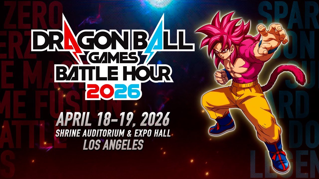 Dragon Ball Games Battle Hour 2026: appuntamento a Los Angeles il 18 e 19 aprile