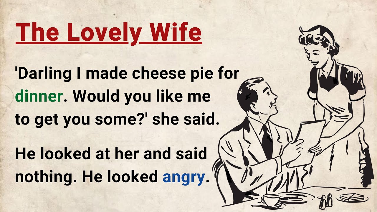 Learn English through Stories Level 4 ⭐ The Lovely Wife - Graded Reader | English Story for Listenin