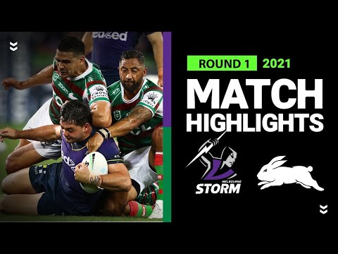 NRL Highlights | Storm v Rabbitohs Match Highlights | Round 1, 2021 | NRL