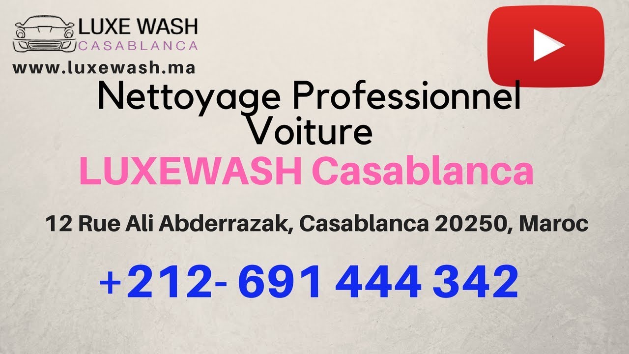 NETTOYAGE PROFESSIONNEL VOITURE - Nettoyer sa voiture interieur, exterieur, par societe luxewash