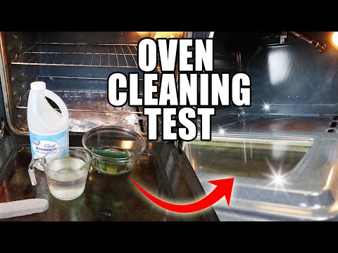 Does This Home Oven Cleaner Work? Ammonia Oven Clean TEST