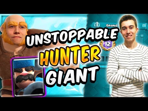DOMINATING 12 WIN DECK! Miner Hunter Giant Deck Is Unstoppable! — Clash Royale