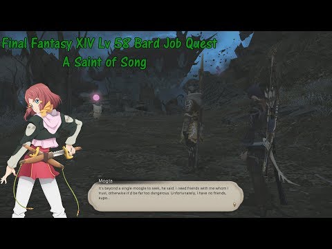 Final Fantasy XIV Lv 58 Bard Job Quest A Saint of Song
