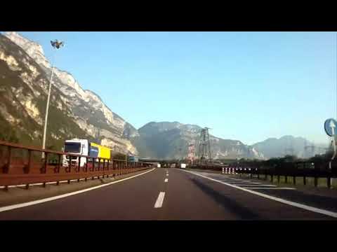 A22 BrennerHighway  TRENTO - BOLZANO,  Italy (55 km)
