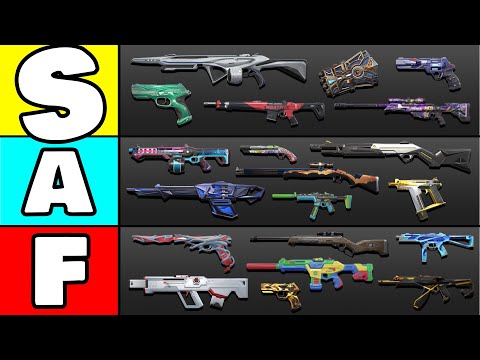 Ranking Every VALORANT Gun Skin Worst To Best