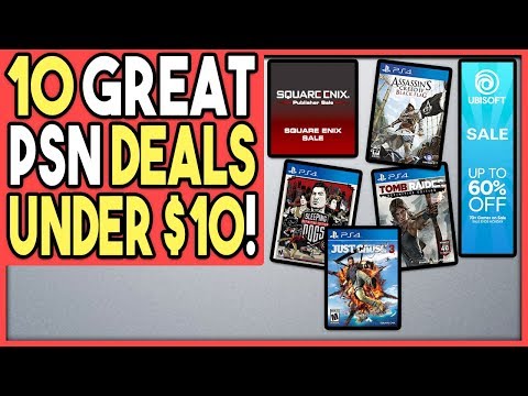10 GREAT PSN Deals UNDER $10 Right NOW - AWESOME PS4 GAME DEALS!