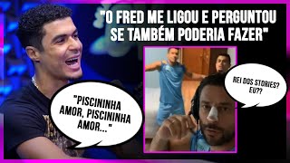 EGÍDIO: “O FRED NÃO AGUENTOU E TEVE QUE FAZER TAMBÉM…KKK”