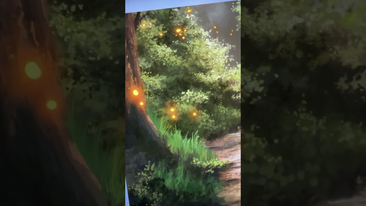 Adding Details | Fantasy Forest Digital Painting on Procreate