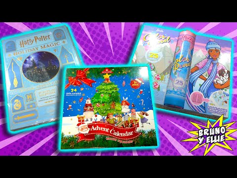 Opening Christmas Advent Calendars #3 - Bruno and Ellie