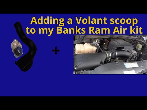 Banks Ram Air system + Volant scoop for 99+ Silverado and Sierra