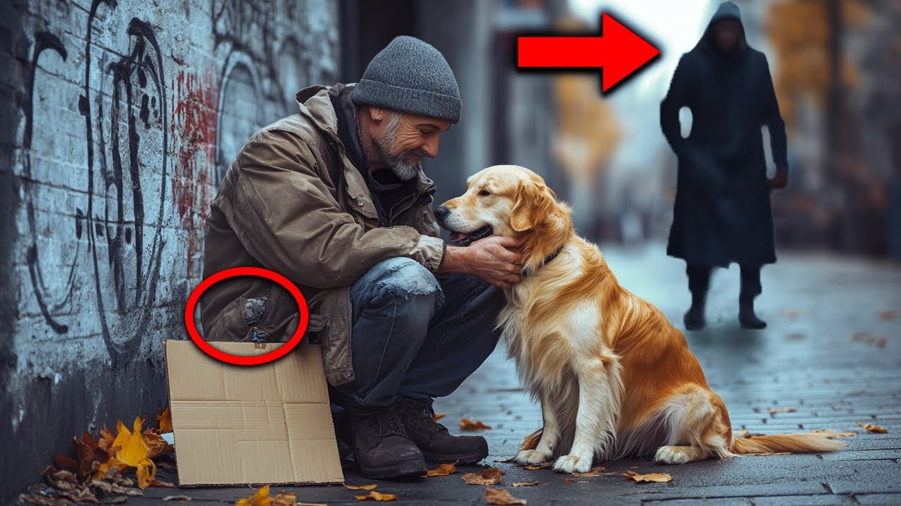 A Golden Retriever Protects a Homeless Man Every Night—But What Happens Next Is Shocking...😭