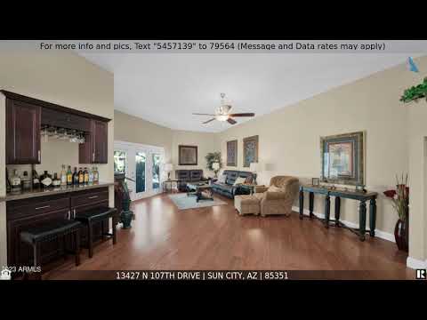 Priced at $394,000 - 13427 N 107TH Drive, Sun City, AZ 85351