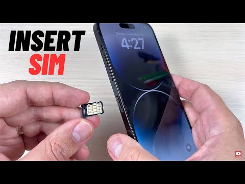 How to INSERT / REMOVE SIM Card on iPhone 14 ( Plus, Pro & Pro Max )