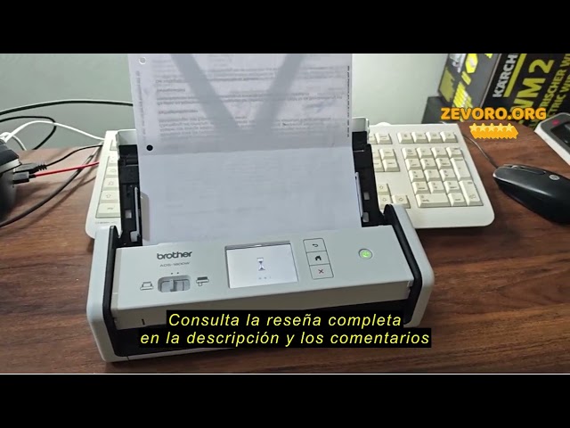 Vídeo relacionado con Brother ADS-1800W Escáner documental Compacto con WiFi y Pantalla táctil