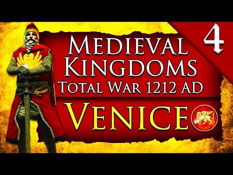SIEGE OF CONSTANTINOPLE! Medieval Kingdoms Total War 1212 AD: Venice Campaign Gameplay #4