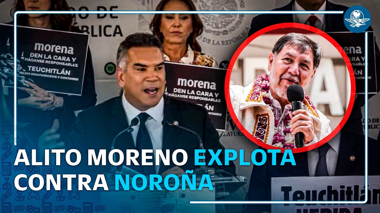 Alito Moreno acusa a Noroña de ignorar a madre buscadora en Edomex