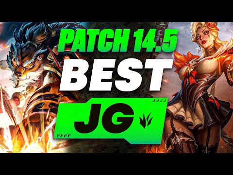 The BEST Junglers For Season 14 On Patch 14.5! | All Ranks Tier List League of Legends