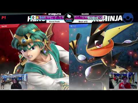 Vivi (Hero, Lucario) vs GuyGuy (Luigi, Greninja) - Grand Final - Stargate #36