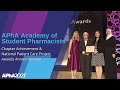 APhA ASP OTC Medicine Safety National 1st Runner Up 2019 2020 UTHSC