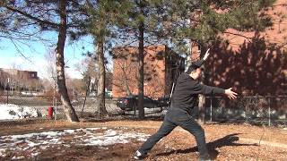 Free Shaolin Kungfu Tutorials : Shaolin 13 Claws Form - Monkey - 少林十三爪 之 猴灵 - 04