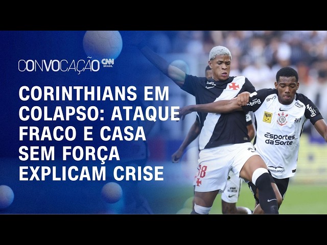 Corinthians tem PIOR ATAQUE e perde força em casa: sinais da CRISE no Brasileirão | Convocação CNN