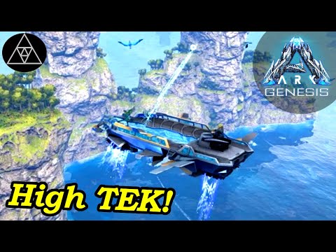 Tek Skiff & Raketenwerfer Turrets! AF Weapon Systems Mod! - ARK: Genesis #58
