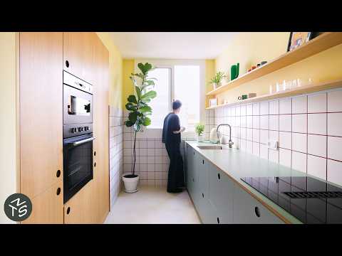 Playful Design on a Budget in Small Barcelona Apartment, 52sqm/559sqft