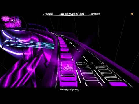 Lets Play AudioSurf (IronMode): Rage Vally - Knife Party
