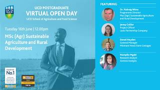UCD MSc Sustainable Agriculture and Rural Development