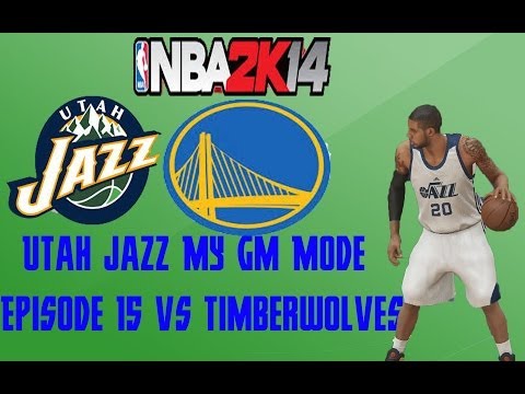 NBA 2K14:Utah Jazz My Gm Mode Ep.16 New Lineup Changes vs Warriors