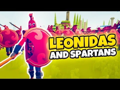 LEONIDAS AND SPARTANS ARMY VS EVERY FACTION | TABS MODDED GAMEPLAY