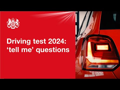 'Show me, tell me': tell me questions 2025: official DVSA guide