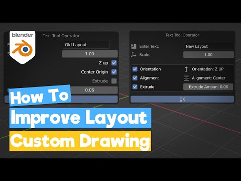 Blender Python Tutorial Custom Drawing Layout Improvements Learn Python For Beginners