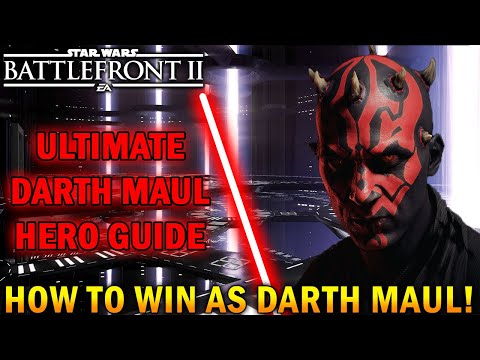 Fast Damage Machine! Ultimate Darth Maul Hero Guide - Star Wars Battlefront 2- How To Not Suck & WIN