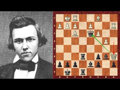 Chess Strategy: The Evolution of Chess Style #18 - Paul Morphy's game vs Louis Paulsen