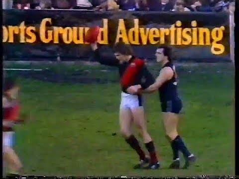 ENTIRE GAME Round 20 1981 Essendon v Carlton, Princes Park  Classic match