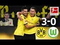 Hazard, Götze & Guerreiro Score for BVB I Borussia Dortmund vs. VfL Wolfsburg I 3-0 I Highlights