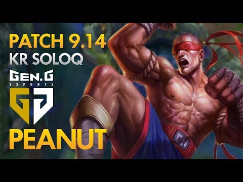 Gen.G Peanut - Lee Sin Jungle - KDA 16/2/9