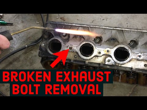 Removing Broken Exhaust Manifold Bolts - On an LS Cylinder Head - How to