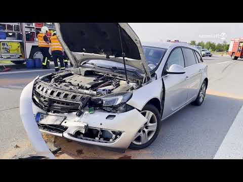 NewsSpot: Eine Person verletzt - Verkehrsunfall bei Ortrand