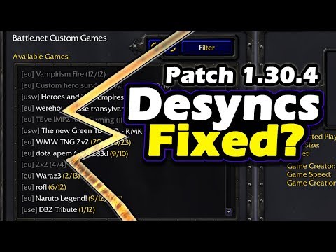 Warcraft 3 | News | Patch 1.30.4 Released | Desyncs Fixed?