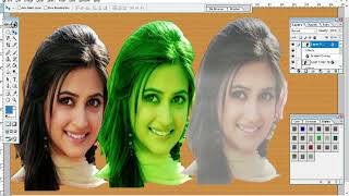 Pattern style apply in background with using different types of styles  in three images .