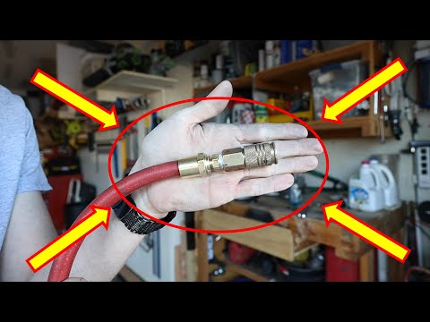Air Compressor Hose Repair w/ Dixon Reusable Fitting
