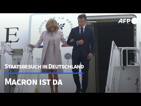 Macron zu Staatsbesuch in Deutschland eingetroffen | AFP