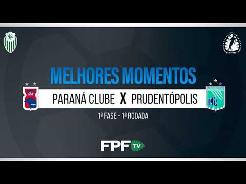 PARANÁ CLUBE 1X0 PRUDENTÓPOLIS | HIGHLIGHTS | SANEPAR SECOND DIVISION 2026 | ROUND 1