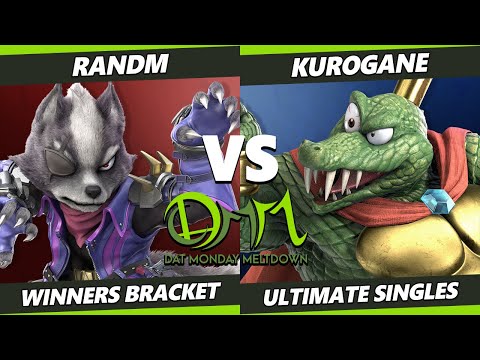 DAT Monday Meltdown 219 - Randm (Wolf) Vs. Kurogane (K Rool) SSBU Ultimate Tournament