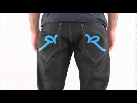 ROC0102 Double R Raw Japan  Process Blue SOJEANS.COM